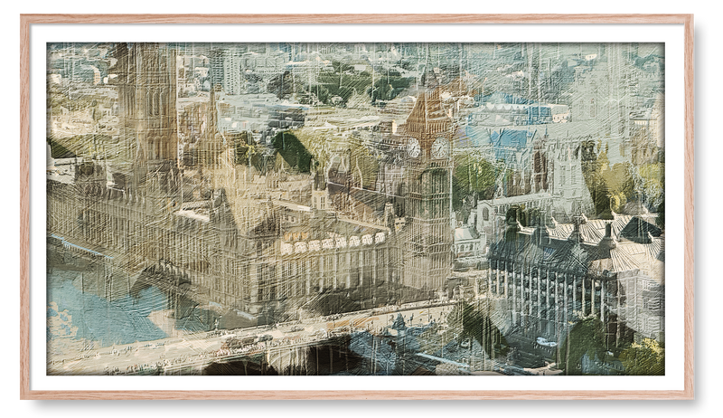 Big Ben in London England. Digital Artwork for the Samsung Frame TV