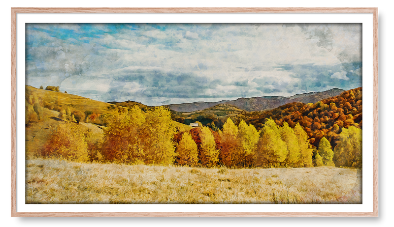 Fall Landscape with Yellow Trees. Fall Collection for the Samsung Frame TV