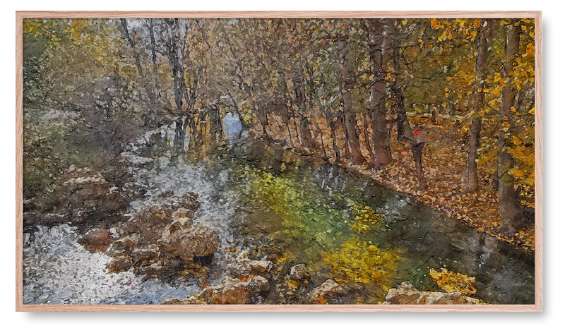 Fall Trees Near A Stream. Fall Collection for the Samsung Frame TV
