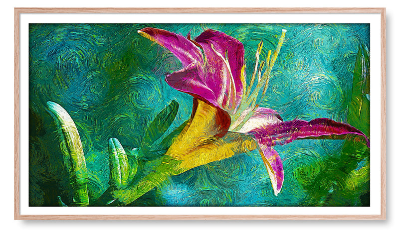 Pink Lily Flower. Artwork for the Samsung Frame TV