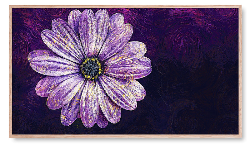 Purple Flower. Digital art for the Frame TV